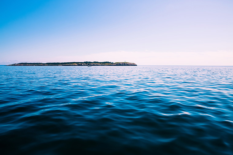 Blue ocean view in  St. Andrew's, NB